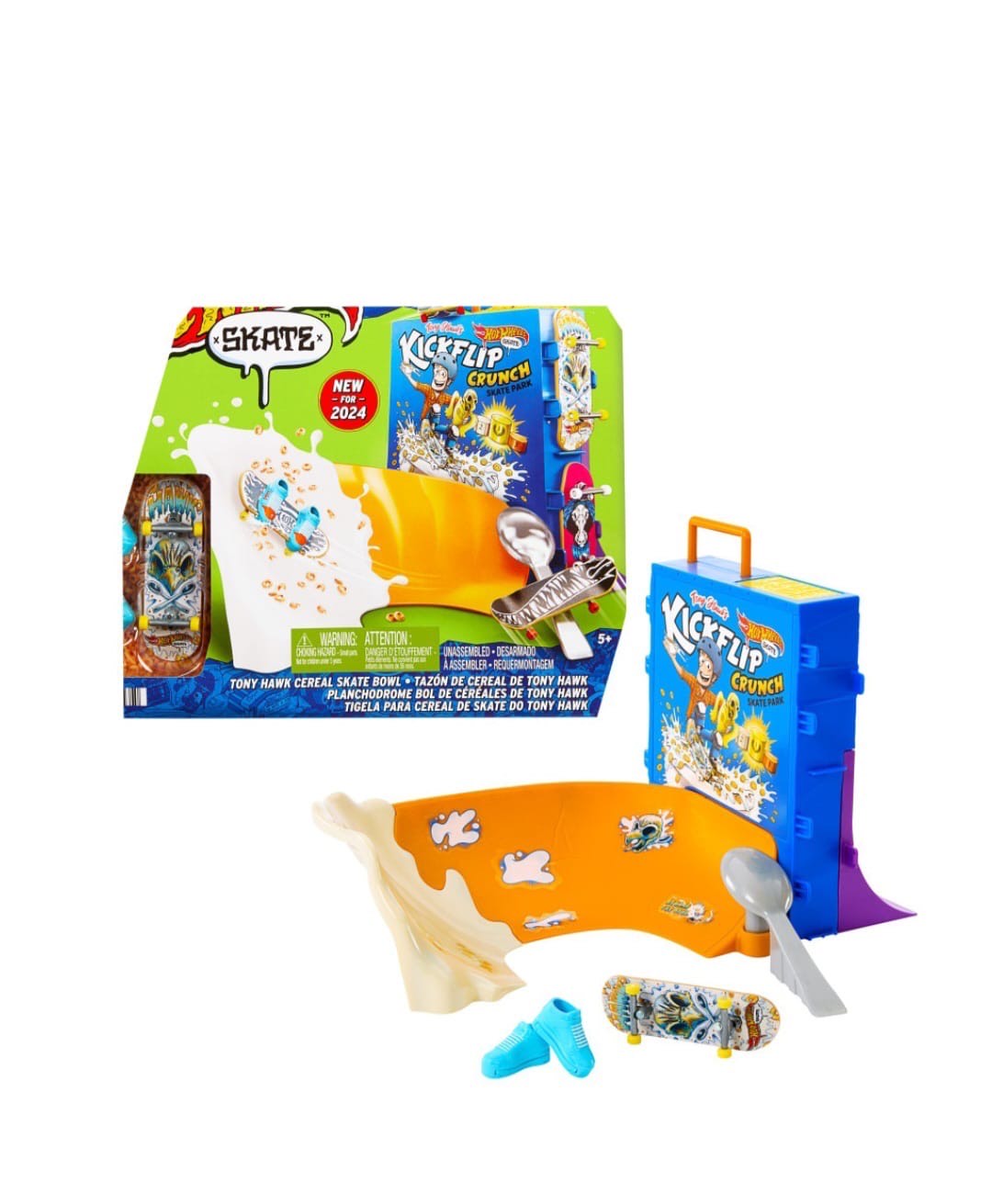 Hot Wheels Skate Tony Hawk Cereal Skate Bowl