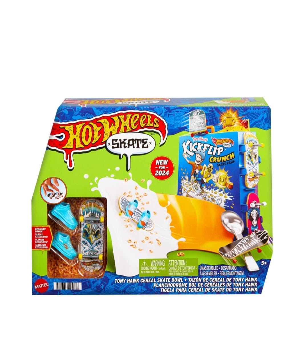 Hot Wheels Skate Tony Hawk Cereal Skate Bowl
