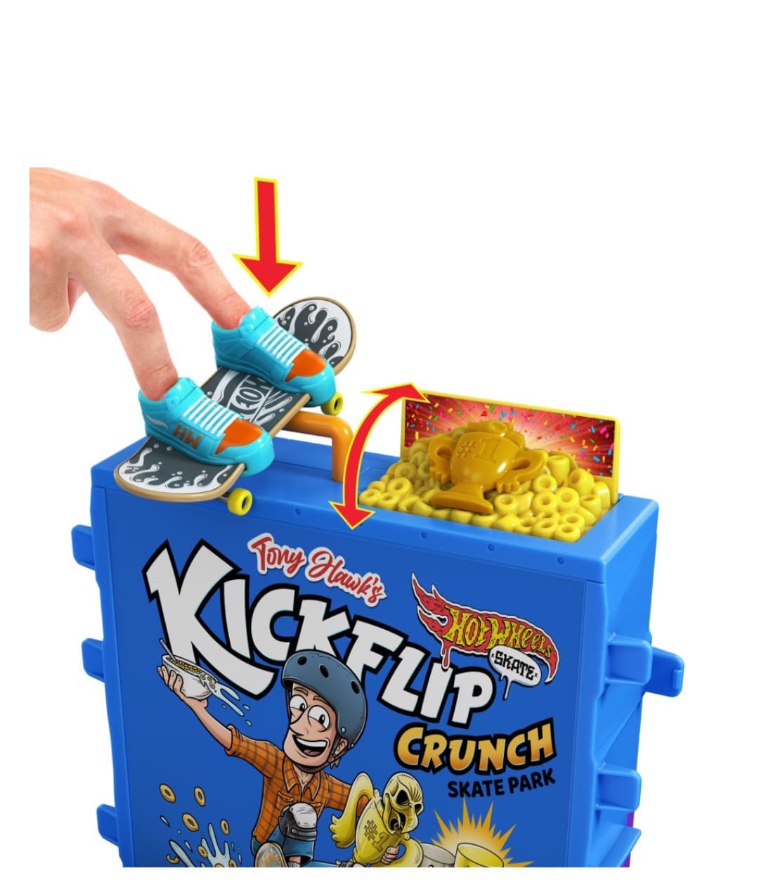 Hot Wheels Skate Tony Hawk Cereal Skate Bowl